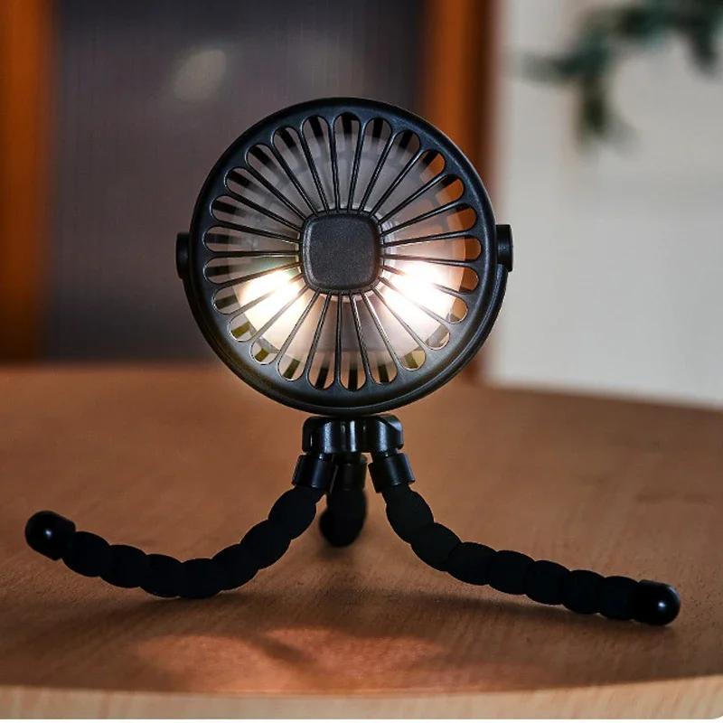 Fan for Cart Stroller Fans Portable Outdoor Fan Clip On For Baby 600mAh USB Rechargeable Handheld Electric Fan for Home 3 Speeds