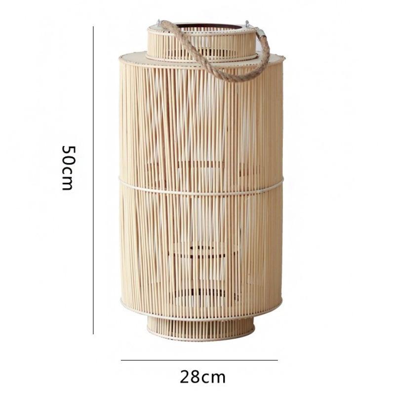 Rattan Wind Lantern Candle Holder Vintage Candle Holders Decorative Nordic Candlestick Elegant Candlesticks Home Decorations