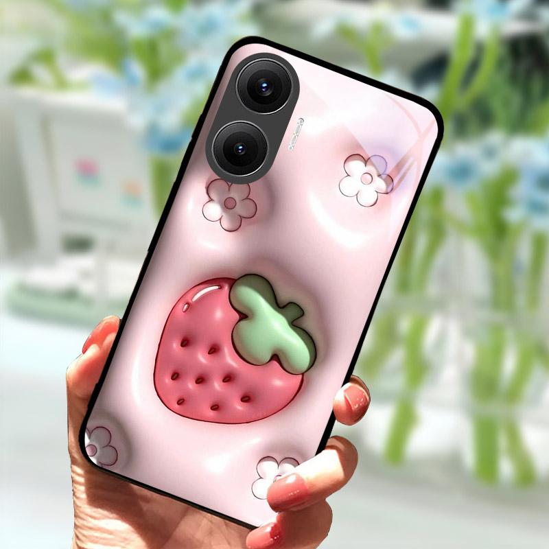 Для Xiaomi Poco F7 5G Чохол Захисне Скло Захист Камери Чохол для Телефону Для Pocophone Poco F 7 PocoF7 Задня Кришка Coque Fundas