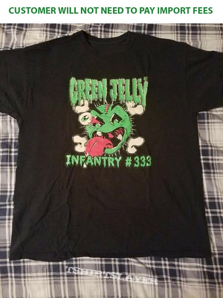 Hot New Green Jelly Band Infantry #333 Black S5XL Shirt HL002 Unisex T-Shirt M
