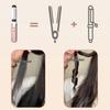 VAV Mini 2-Way Curl and Straightener Hair Iron, Portable, 200°C, Ideal for Home, Travel, Business Trips, Commuting, and Overseas Use