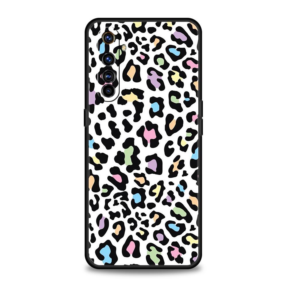 Leopard Cheetah Print Phone Case For Realme 12 11 10 9 8 5G 7 6 GT5 GT3 GT2 Pro Plus C21 C11 C25 C35 GT Neo 2 3 3T 5 Soft Cover