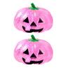 Relaxation Squeeze Ball 1/2/3Pcs Halloween Pumpkin Stress Relief Toy Creepy Head Glitter for Kids Adults Party Favors Fidget Toy