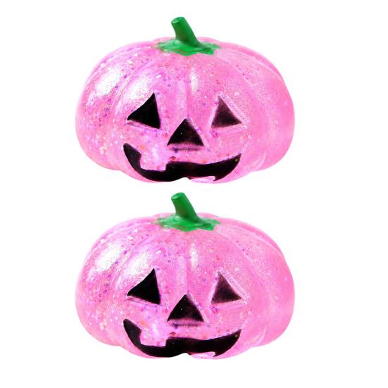 Relaxation Squeeze Ball 1/2/3Pcs Halloween Pumpkin Stress Relief Toy Creepy Head Glitter for Kids Adults Party Favors Fidget Toy