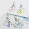 Chic Miniature Star Keychain Ornament Sturdy Alloy Keyring Accessory Perfect For Adding Style To Accessories
