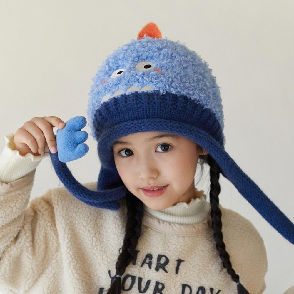 Cotton Lining Baby Hats Windproof Cotton Ear Protection Hat New Kids Hat  Girls and Boys