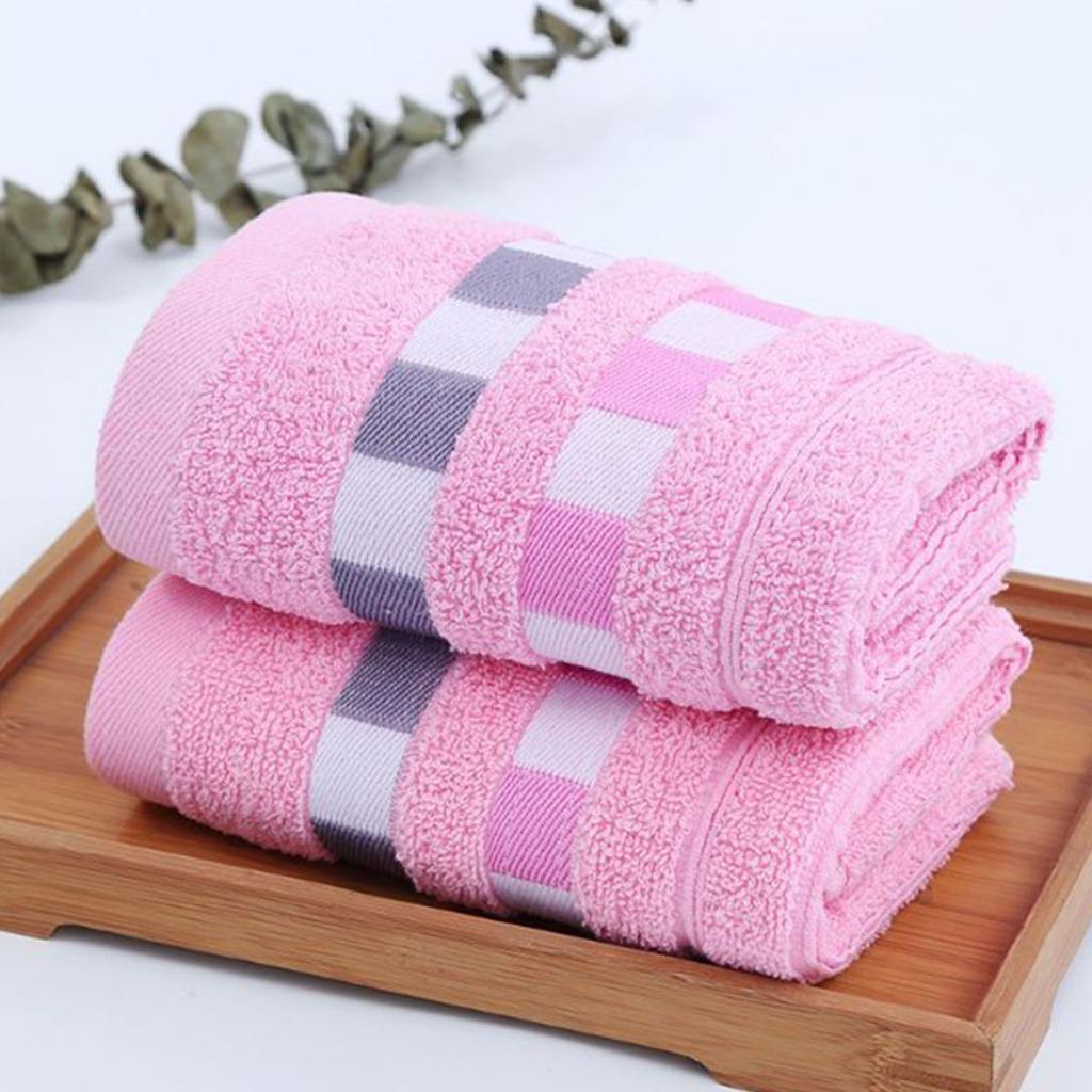 100%Cotton Thickened Face Towel Absorbent Pure Hand Wash Hair Shower Double Side Soft Microfiber Towel Bathroom Family Hotel