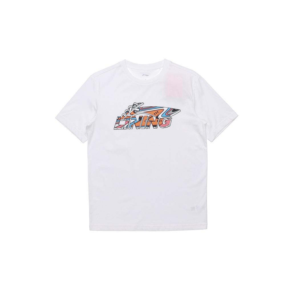 Li Ning Sports Fashion Collection T Shirts Unisex Crew Neck Moderate Straight Fit AHSR550-1