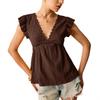 Women's Spring and Summer V-neck Short-sleeve T-shirt Tops