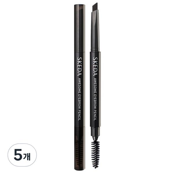 

Карандаш для бровей Skeda Awesome, темно-серый, 5 штук, лучшая мужская косметика Кореи