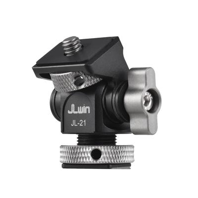 Camera Monitor Mount Bracket with Cold Shoe Field Monitor Mount Holder Aluminum Alloy 1/4 Inch