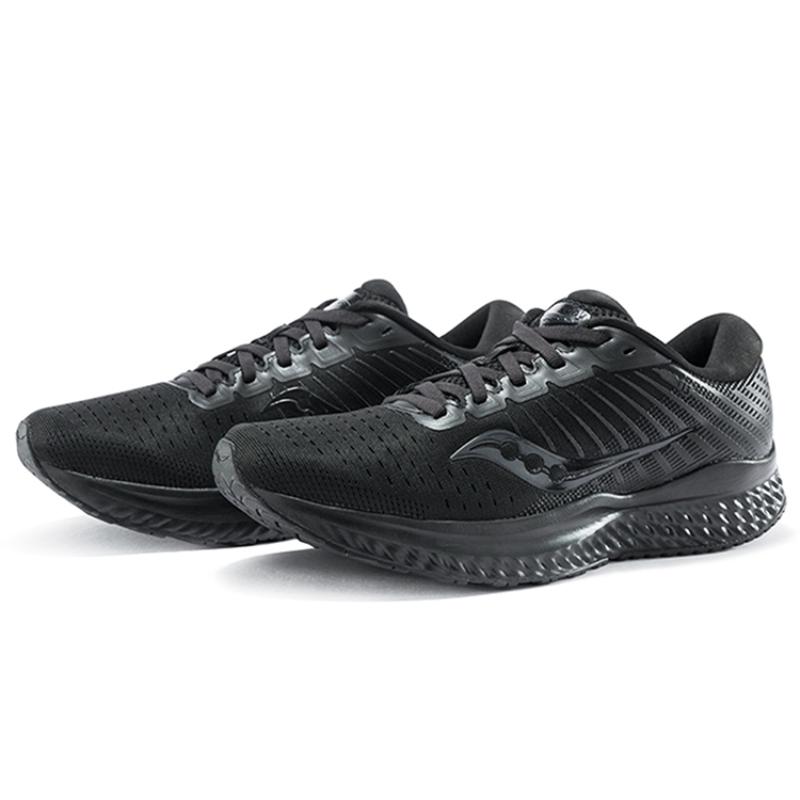 SAUCONY Guide 13 Cushioning Anti-Slip And Wear-Resistant Support Low-Top Training Running Shoes Women's Black Saucony S10548-60