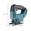 588Vf Akülü Yapboz 65mm 2900RPM Elektrikli Testere Çok Fonksiyonlu Ahşap Metal Kesme Güç Aracı 2 x 15000mAh Makita 18V Pil