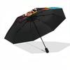 1pc Deer Abstract Art Automatic Open/Close Umbrella, Portable Folding Umbrella for Travel, Themed Events067