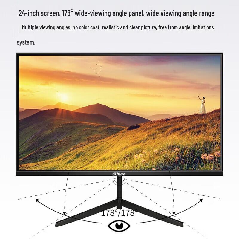 Dahua 24-inch Surveillance LED Monitor CN plug (adapter included)