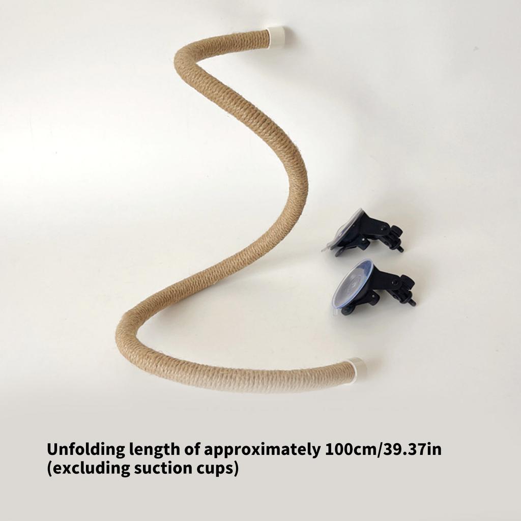 Bird Cage Standing Suction Cup Perch Birdcage Platform Parrots Exercise Stand Bird Supply Grinding Toy Cage Accessories