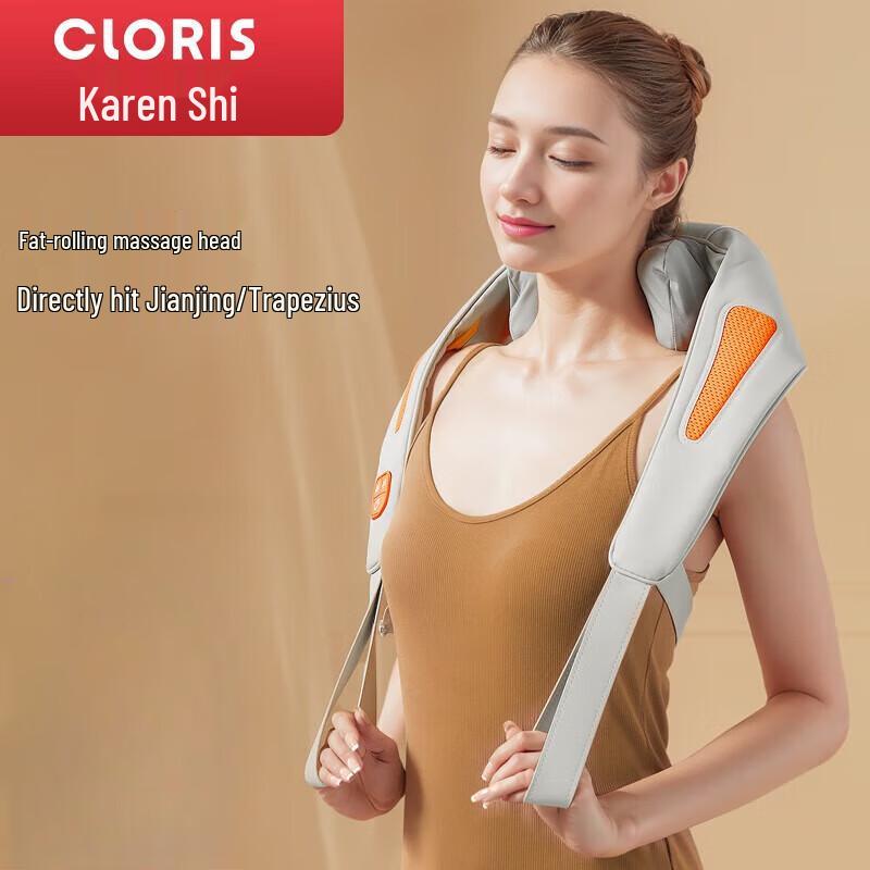 CLORIS Shoulder and Neck Massager with Heat and 3D Kneading