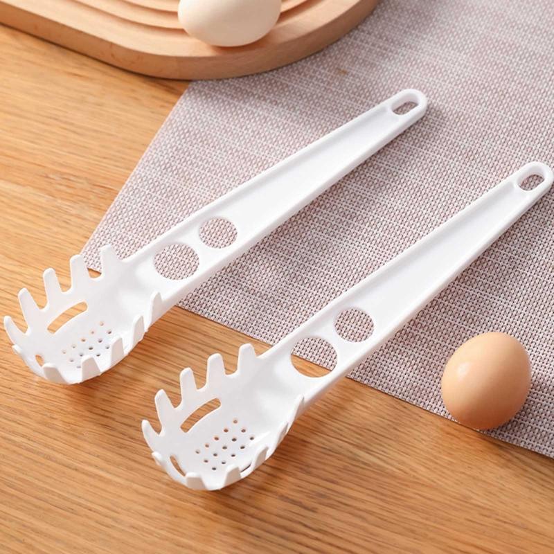 Noodle Spaghetti-Ladle Slot Spoon Food Grade Plastic Colander Kitchen Gadget Gift for Cooking Lover Easy Use Clean Tool