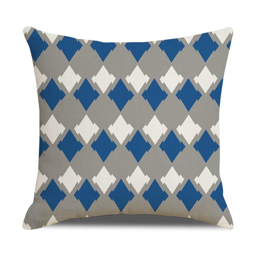 Nuova Copricuscino Decorativo Nordic Moderno Semplice in Lino Copricuscino per Divano con Motivo Geometrico