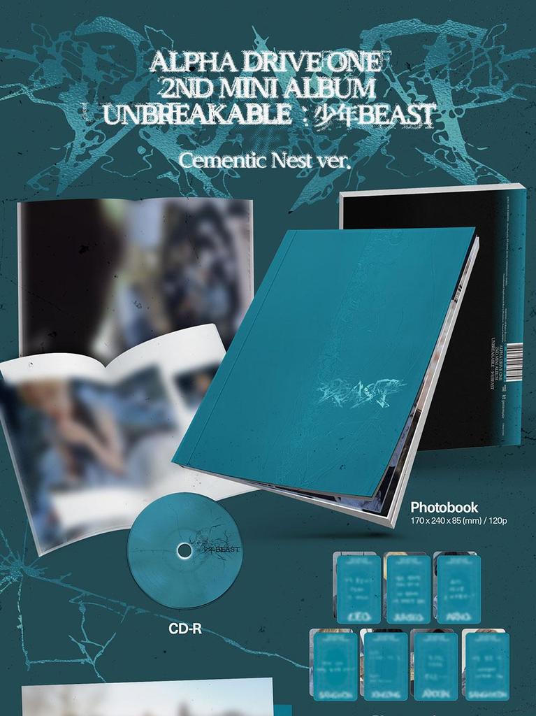 [PRE-ORDER] ALPHA DRIVE ONE - 2nd Mini Album - UNBREAKABLE : BEAST (Cementic Nest Ver.)