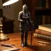 Reading Room Medieval Decor Knight Bookshelf Decor, Armored Bookend Statue, Gothic Library Shelf Decoration, Immersive Fantasy Interior Accents Castle