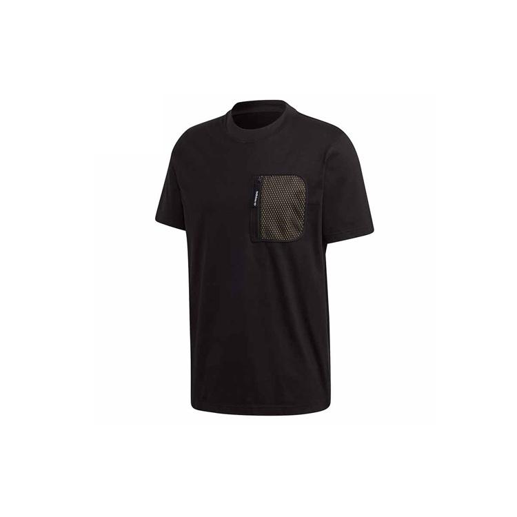 adidas originals PT3 TEE Sports Round Neck Short Sleeve Black Men s GC8700 XS
