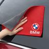BBKZ6 Suede Clean Leather Cloth Motorcycle Washing Towel Motorcycle Sticker for BMW E90 E60 E71 F30