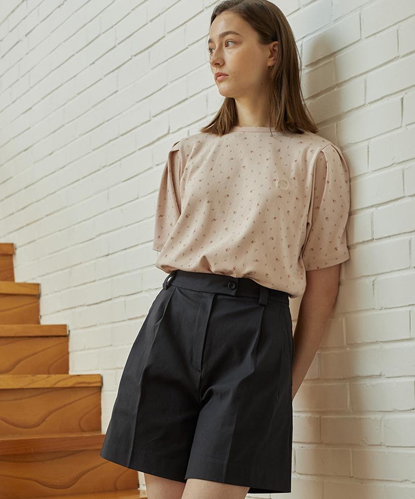 NONLOCAL Two-Tuck A-Line Shorts 2 Colors