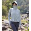 Ice silk sunscreen clothing women's UV protection cycling large brim sunscreen shirt sunscreen clothing jacket UPF10 + protection