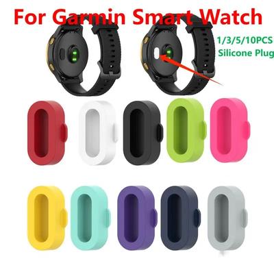 Silikonový prachotěsný kryt zástrčky pro Garmin Fenix ​​8 E 7X 7 7S Forerunner 265 265S 965 Smartwatch nabíjecí port prachotěsné zástrčky