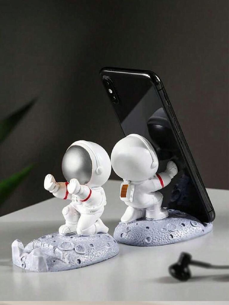 1pc Astronaut Decor Desktop Phone Holder Best Gifts Birthday Graduation