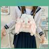 Sweet Velvet Lolita Backpack With Ribbon Details And Nylon Lining