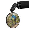 Universeller Rückspiegel Verstellbar Drehbar Weitwinkel Fahrradlenker Rückspiegel für MTB Rennrad Radfahren Sicherheit
