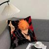 B-Bleach Kurosakii Anime Cushion Cover Pillowcase Ultra Soft Skin Friendly Fabric Cloud Like Comfort & Concealed Zipper