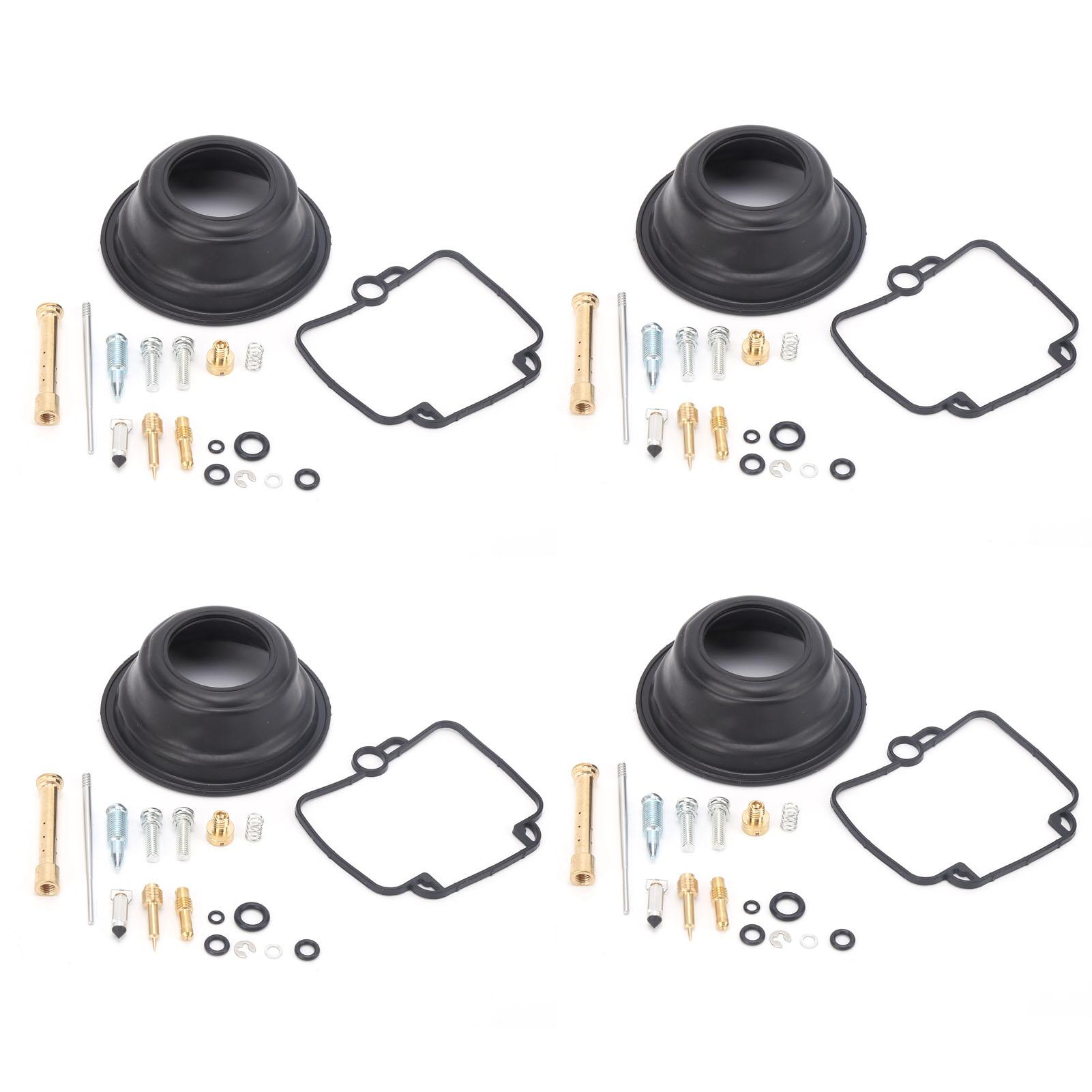 4 Sets Carburetor Rebuild Fix Kit Carb Overhaul Fit for Suzuki GSF400 GSF400P BANDIT