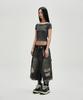 NOT4NERD Distressed Carpenter Bermuda Shorts - Black