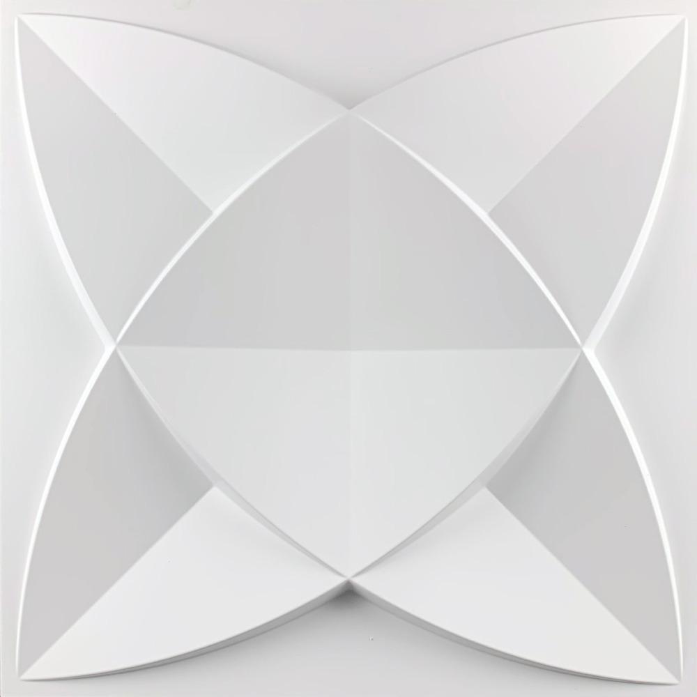 White 3D Wall Panel Foam Brick Geometric Non-self-adhesive Wall Sticker Classics Modern Background Wallpaper Wall Renovation