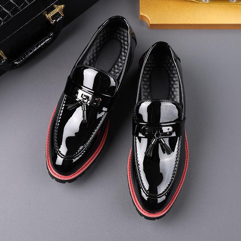 British leather shoes men's breathable business dress men's shoes summer men's one-pedal Monk shoes casual versatile trendy shoes