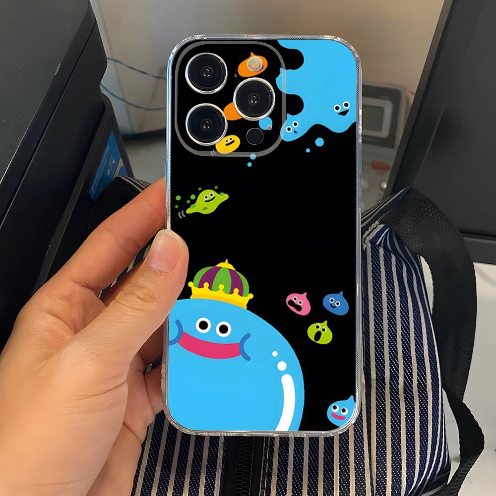 

Чехол для телефона D-Dragon Quest Slime Прозрачный Для Iphone 15 17 Pro Max 16 14 Pro 11 12 Pro 13 X XR XS SE Задняя крышка iPhone14 Pro
