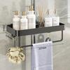 No-Drill Bathroom Shower Rack: Hanging Organizer for Shampoo and Toiletries
