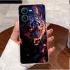 Phone Case For Vivo V25 Y35 Casing Luxury Cute Love Heart Rabbit Funny Pattern Transparent Silicone TPU Soft Shell Back Cover