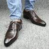 Modisch Trendig Formelle Herrenschuhe Echtes Rindsleder Schnürschuhe Business Büro Oxfords Kleiderschuh Luxus Mode Original Heiße Designs