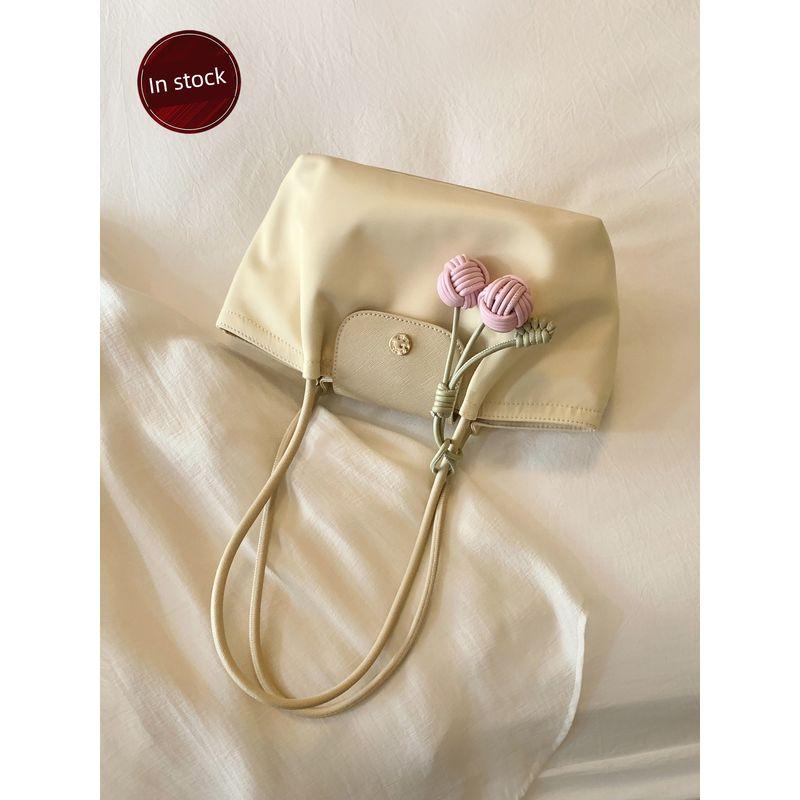 

South Style Chio2nd Light Grass Dance Tote Bag Women s Summer Simplicity Niche Style Casual Commuter Bag Shoulder Bag Goose yellow