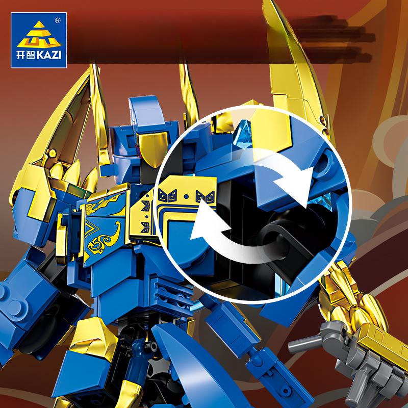 KAZI Magic Three Kingdoms Cao Cao Lu Bu Xu Zhudiwei Boy Assembling Building Blocks Toy Gift NO BOX