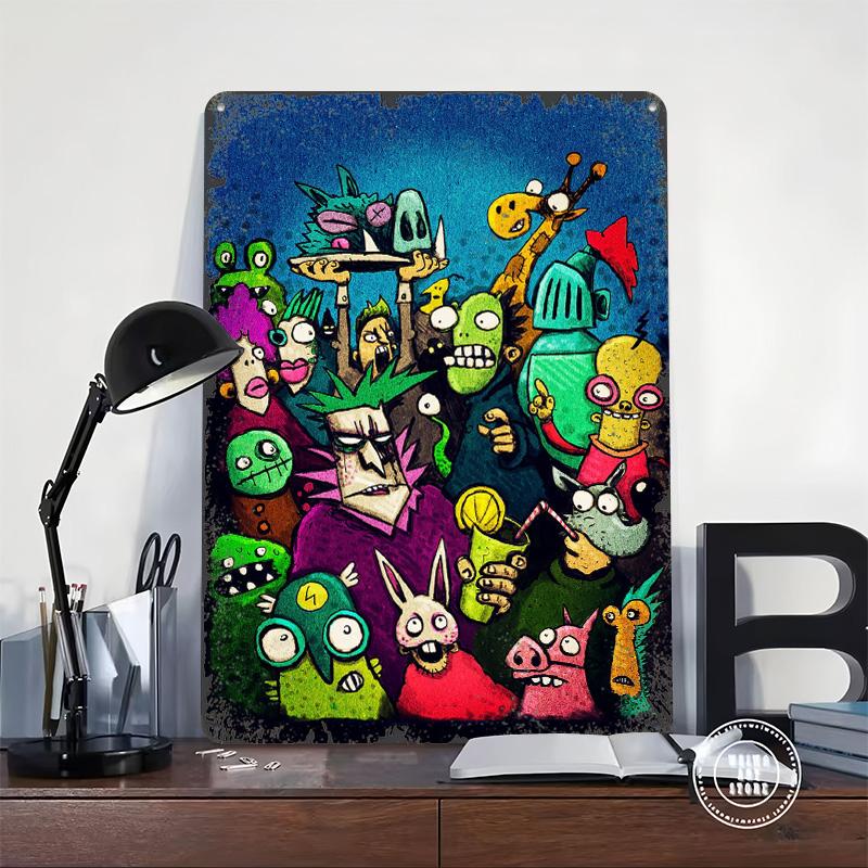 Party Metal Poster Customized Wall Art Retro Vintage Tinplate Signs for Aesthetic Decoration Room Home Decorations Man Cave At