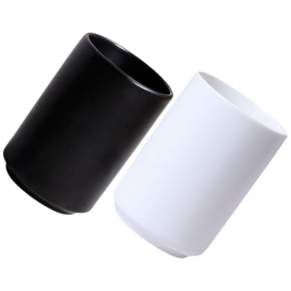 2Pcs Ceramic Straight Cup Premium Quality Frosted Bottom Design Japanese Tea Cup Multi Purpose Home Office Use