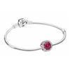 Heart of the Ocean Red Finished 925 Silver Bracelet Women's Style HZYT0095