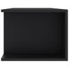 TV Cabinet with LED Lights Black 135 X 39 X 30 Cm