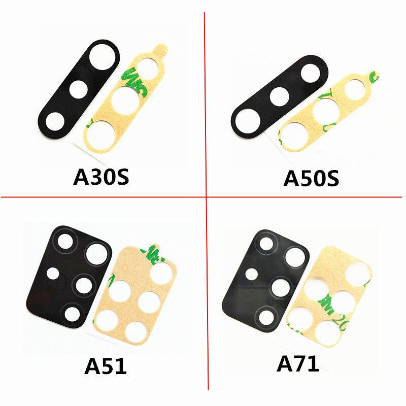 

1x стеклянный объектив задней камеры с 3 м клейким клеем, запасные части для Samsung Galaxy A30S A50S A51 A71