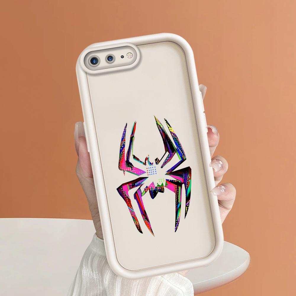 Stylish Colorful Spider Pattern Phone Case for iPhone Samsung Galaxy Xiaomi Redmi POCO HUAWEI Honor Shockproof Rubber Soft Flexible Cover Casing